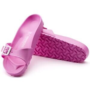 Birkenstock 'Madrid' EVA Women's 8 Buckle Slide Comfort Sandal Hot Pink Purple